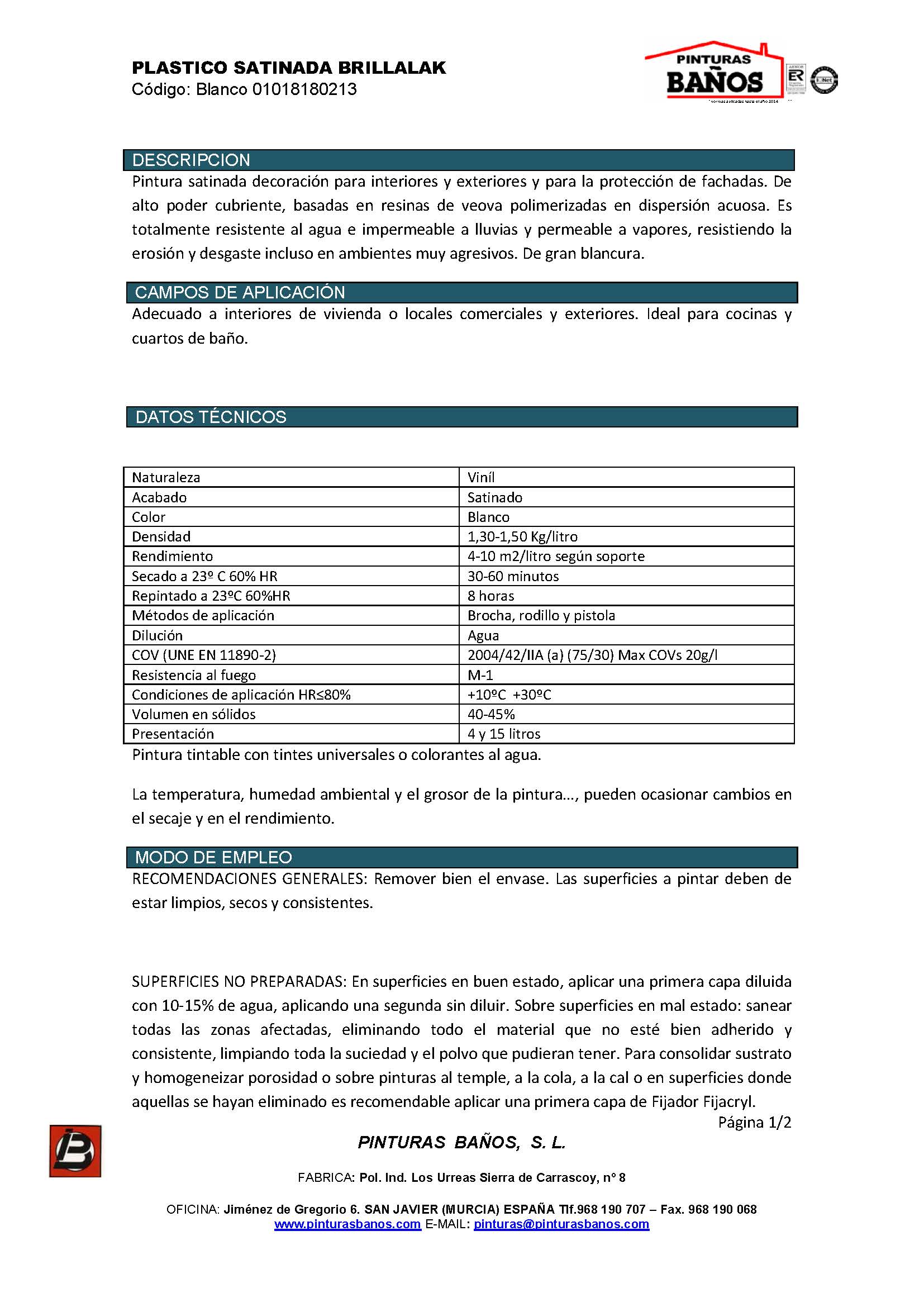 PLASTICO SATINADO AC