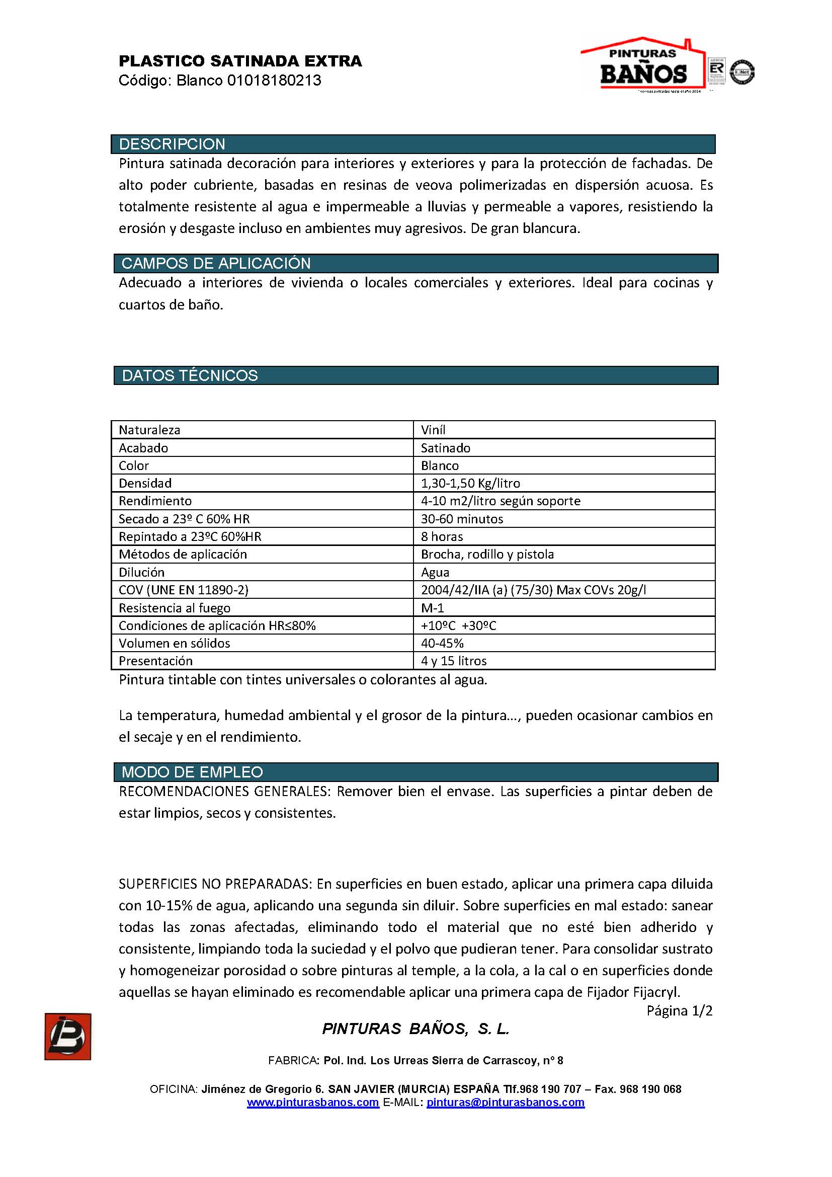 PLASTICO SATINADO BRILLALAK